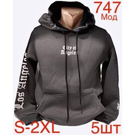 Фотография Худи мужской ND199-747 d.grey р.S-2XL "EMRE" недорого оптом от прямого поставщика