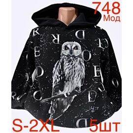 Фотография Худи мужской ND202-748 black р.S-2XL "EMRE" недорого оптом от прямого поставщика