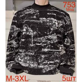 Светр чоловічий ND208-753 black р.M-3XL "EMRE" недорого оптом від прямого постачальника