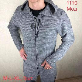 Кардиган чоловічий ND216-1110 grey р.48-52 "EMRE" недорого оптом від прямого постачальника