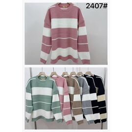 Фотография Свитер женский 2407 mix р.48-54 "PALMIRA" недорого оптом от прямого поставщика