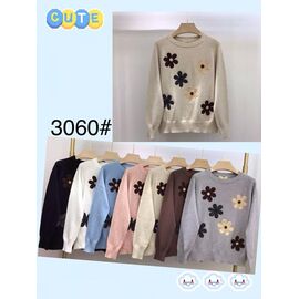 Фотография Свитер женский 3060 mix р.48-52 "PALMIRA" недорого оптом от прямого поставщика