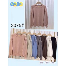 Фотография Свитер женский 3075 mix р.48-52 "PALMIRA" недорого оптом от прямого поставщика