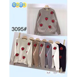 Фотография Свитер женский 3095 mix р.48-52 "PALMIRA" недорого оптом от прямого поставщика