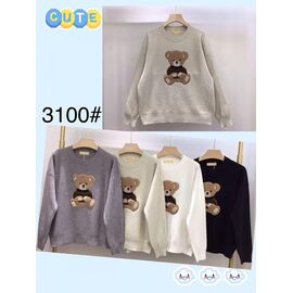 Фотография Свитер женский 3100 mix р.48-52 "PALMIRA" недорого оптом от прямого поставщика