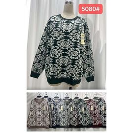 Фотография Свитер женский 5080 mix р.52-58 "PALMIRA" недорого оптом от прямого поставщика