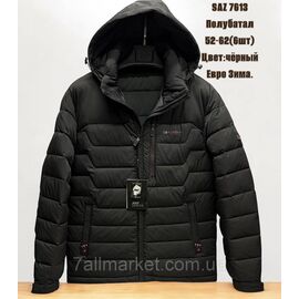 Куртка чоловіча єврозима з капюшоном напівбатал розміри 52-62 (2кв) "SKAY" недорого від прямого постачальника