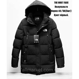 Куртка чоловіча зимова подовжена Норт Фейс розміри 48-56 (2цв) "SKAY" купити недорого від прямого постачальника