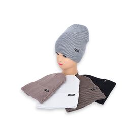 Шапка зимова жіноча SW043-5 на флісі mix р.56-60 "Angelica" недорого оптом від прямого постачальника