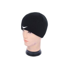 Шапка чоловіча зимова MW041-1 на флісі black р.56-62 "Angelica" недорого оптом від прямого постачальника