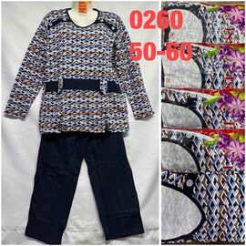 Фотография Костюм женский тёплый 0260 navy р.50-60 "SHELLY" недорого оптом от прямого поставщика