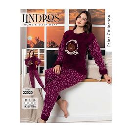 Фотография Костюм женский тёплый 22020 wine р.M-XL "SHELLY" недорого оптом от прямого поставщика