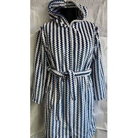 Халат жіночий теплий HW1 navy р.48-58 "SHELLY" недорого оптом від прямого постачальника