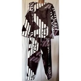 Піжама тепла жіноча HW23 brown р.48-58 "SHELLY" недорого оптом від прямого постачальника