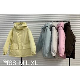 Куртка жіноча зимова KK188 beige р.M-2XL "Annet" недорого оптом від прямого постачальника