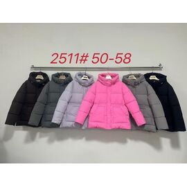 Куртка жіноча зимова KK2511 purple р.50-58 "Annet" недорого оптом від прямого постачальника