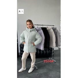 Куртка жіноча зимова KK2555 milk р.M-2XL "Annet" недорого оптом від прямого постачальника