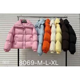 Куртка жіноча зимова KK8069 brown р.M-XL "Annet" недорого оптом від прямого постачальника