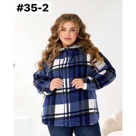 Сорочка тепла жіноча 35-2 blue р.54-60 "ZLATA" недорого оптом від прямого постачальника