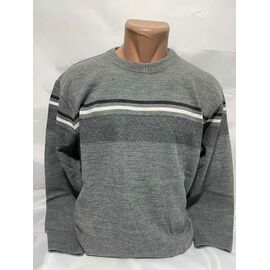 Светр чоловічий SB1369 grey р.L-2XL "Sabihina" недорого оптом від прямого постачальника