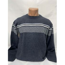 Светр чоловічий SB1374 blue р.3XL-5XL "Sabihina" недорого оптом від прямого постачальника