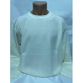 Светр чоловічий SB1376 white р.3XL-5XL "Sabihina" недорого оптом від прямого постачальника