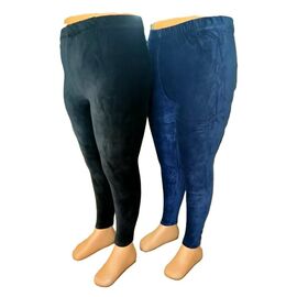 Лосини жіночі теплі A180 blue р.3XL-6XL "Acheal" недорого оптом від прямого постачальника