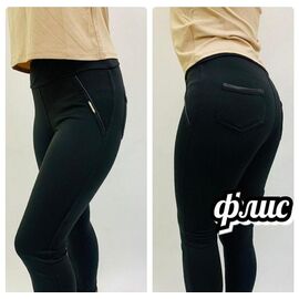 Лосини жіночі теплі 7251 black р.S-XL "Amok" недорого оптом від прямого постачальника