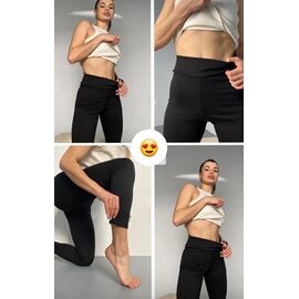 Лосини жіночі теплі 7000 black р.XL-4XL "Amok" недорого оптом від прямого постачальника