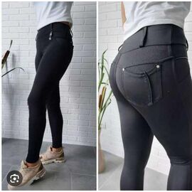 Лосини жіночі теплі 70471 black р.XL-4XL "Amok" недорого оптом від прямого постачальника