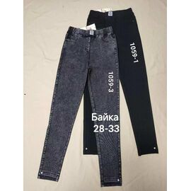 Джинси жіночі утеплені 1059-1 black р.28-33 "Immei" недорого оптом від прямого постачальника