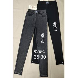 Фотография Джинсы утеплённые женские 980-1 black р.25-30 "Immei" недорого оптом от прямого поставщика