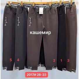 Фотография Штаны женские утеплённые 2017-2 brown р.28-33 "Immei" недорого оптом от прямого поставщика