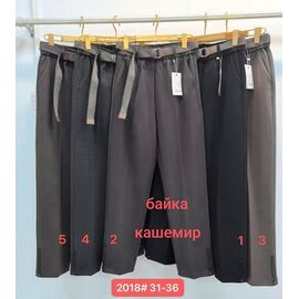 Фотография Штаны женские утеплённые 2018-2 brown р.31-36 "Immei" недорого оптом от прямого поставщика