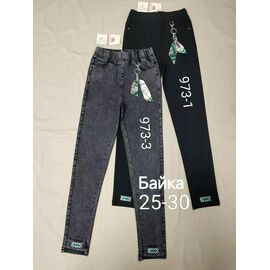 Джинси жіночі утеплені 973-1 black р.25-30 "Immei" недорого оптом від прямого постачальника