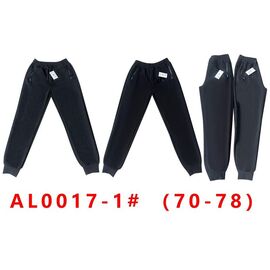 Фотография Штаны спортивные мужские утеплённые G43-AL0017-1 black р.70-78 "ZERO" недорого оптом от прямого поставщика