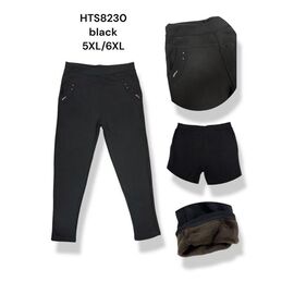 Лосини жіночі теплі G122-8230 black р.3XL-8XL "ZERO" недорого оптом від прямого постачальника