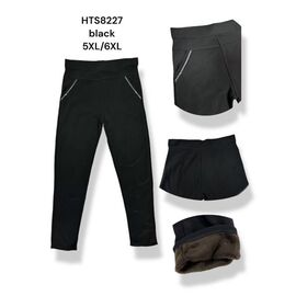 Лосини жіночі теплі G123-8227 black р.3XL-8XL "ZERO" недорого оптом від прямого постачальника