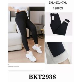 Лосини жіночі теплі G137-2938 black р.5XL-7XL "ZERO" недорого оптом від прямого постачальника