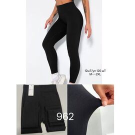 Лосини жіночі теплі G141-962 black р.M-2XL "ZERO" недорого оптом від прямого постачальника