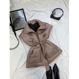 Фотография Жилетка женская 9064 beige р.42-50 "LINDA" недорого оптом от прямого поставщика