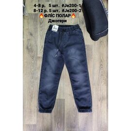 Фотография Джинсы детские утеплённые на мальчика JE200-1 navy р.4-8 "iBamBino" недорого оптом от прямого поставщика
