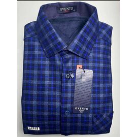 Фотография Рубашка мужская тёплая S2328 navy р.40-46 "iBamBino" недорого оптом от прямого поставщика