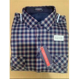 Фотография Рубашка мужская тёплая S2338 navy р.40-46 "iBamBino" недорого оптом от прямого поставщика