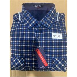 Фотография Рубашка мужская тёплая S2364 navy р.40-46 "iBamBino" недорого оптом от прямого поставщика