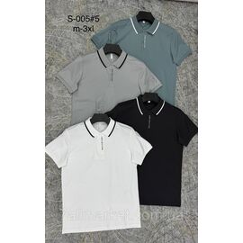 Футболка-поло чоловіча, розміри M-3XL (4 кв) "PROSTOMEN" недорогого від прямого постачальника