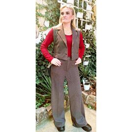 Фотография Костюм женский 4129 brown р.36-42 "H&S" недорого оптом от прямого поставщика