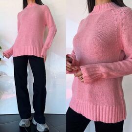 Фотография Свитер женский TB105 pink р.one size "i8denim Women" недорого оптом от прямого поставщика