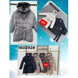 Куртка жіноча зимова 160292 grey р.48-50 "Dorimodes" недорого оптом від прямого постачальника