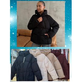 Куртка жіноча зимова K0626 d.beige р.48-54 "Dorimodes" недорого оптом від прямого постачальника